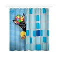 thumbnail image 2 of Dvkptbk Rideau de Douche Imprimé, Polyester et Anti-Moisissure, Rideau de Séparation 150X180Cm, Essentiels pour Appartement, 2 of 4