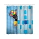 thumbnail image 1 of Yhmxh Cortina de ducha estampada de poliéster, resistente al moho, para baño y como separador de ambientes, 150 x 180 cm., 1 of 4