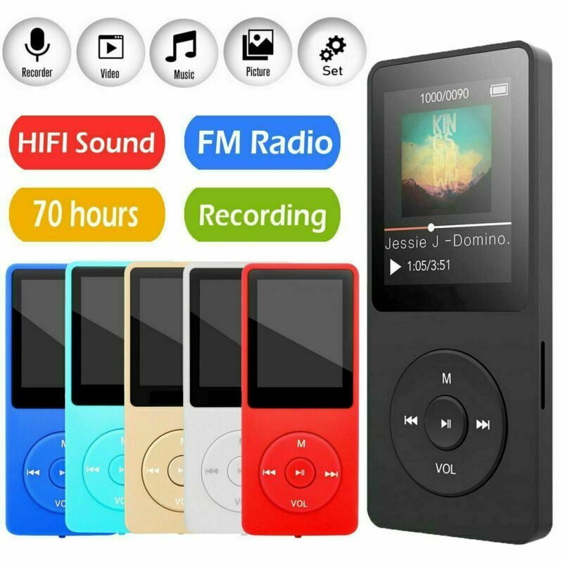 Free Headset 32GB Sport MP3/MP4 Spieler HiFi Musik Player FM Radio LCD Display 
