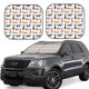 thumbnail image 1 of Fotbe Dogs Pug Juego de 2 Piezas de Parasoles para Parabrisas | Bloqueador Solar para Auto | Accesorios Plegables para Protección Solar Interior-Large, 1 of 6
