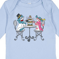 thumbnail image 4 of Inktastic Colorful French Poodles With Tea Boys or Girls Long Sleeve Baby Bodysuit, 4 of 5