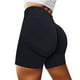 thumbnail image 1 of Gibobby Yoga leggings cortos Ropa deportiva para mujer Pantalones deportivos para mujer Pantalones cortos deportivos Cintura ancha Pantalones cortos d(Negro,G), 1 of 4