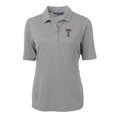 thumbnail image 2 of Women's Cutter & Buck Gray Georgia Tech Yellow Jackets Team Virtue Eco Pique Recycled Polo, 2 of 3