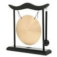thumbnail image 2 of HONMEET Wooden Zen Table Gong Golden Copper For Office Space Housewarming 1Pack 7.5X7.5X1.9In, 2 of 8