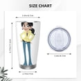 thumbnail image 4 of Vaso de 20 oz Wild Kratts, taza de viaje para café con aislamiento al vacío de acero inoxidable, taza de café, taza de viaje con tapa, taza térmica para exteriores, 4 of 8