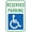 Warning Sign 6, variant on South Dakota Handicap Parking Reserved Warning Sign - 8"x12", Metal Security Decor for Home, Business, Yard, Garden, Office, Easy to Mount