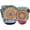 16 Pcs-1, variant on Baxluxe 16 Pieces Dinnerware Sets of 4, Bohemian Design Scratch Resistant Plates and Bowls Set, Microwave & Dishwasher Safe Tableware Set, Dinner Set for Salad, Pasta, Dessert,Steak, Appetizers