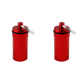 thumbnail image 1 of Mini botellero de aluminio para pastillas, resistente al agua, para ciclismo (Rojo), 1 of 7