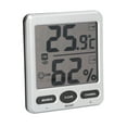 thumbnail image 2 of Medidor de temperatura y humedad, termómetro inalámbrico, higrómetro, medidor de temperatura de humedad digital, monitor de temperatura y humedad, diseño fácil de usar, 2 of 12