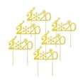 thumbnail image 2 of Feliz año Hello 2020 Cake Topper - 6X Hecho Hello 2020 New Year' Postre Cake Topper para Hello 2020 New Year Party Decor Supply dorado perfecl Topper de pastel de Navidad, 2 of 8
