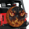 thumbnail image 3 of Lotusprinthandmade Fire Flames Eyes Spare Tire Cover With Backup Camera Hole 6 Sizes (33 in.), 3 of 7