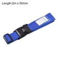 thumbnail image 2 of Uxcell Luggage Strap Suitcase Belt with Buckle, Combination Lock Adjustable PP Travel Packing Accessory Dark Blue, 2 of 6