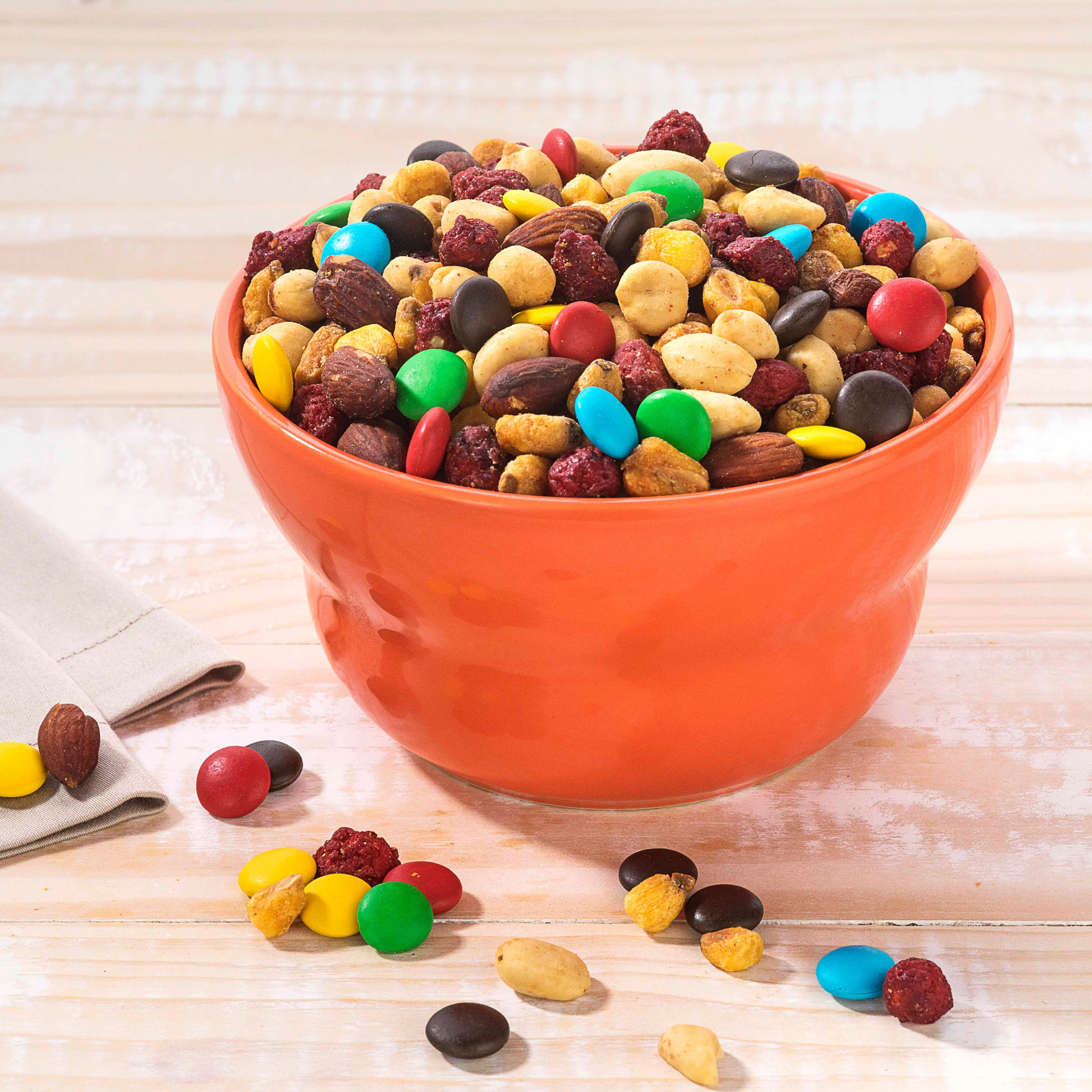 Granuts Party Mix, 1.41 oz Bag – Contains peanuts, almonds, and gluten (allergens). Shellfish-free.