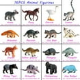 thumbnail image 2 of Ksopiavobs Animal Figures 16 pcs Realistic Plastic Mini Sea Animals Figurines Set Includes Koala, Pony, Ostrich etc. Science Project, Learning Educational Toys, Birthday Gift for Kids Toddlers, 2 of 5