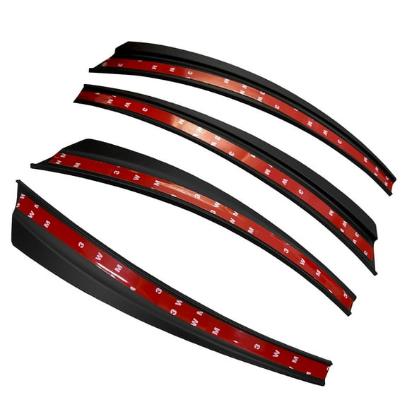 Ikon Motorsports Wheel Fender Flare Flaps Splash Compatible With 2020-2024 Tesla Model Y Matte Black ABS Mud Flaps Front & Rear Splash Guards Fender Kit Protection Bodykits 4PCS