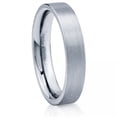 thumbnail image 1 of Flat Satin Finished Tungsten Ring, 1 of 2
