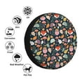 thumbnail image 5 of Easygdp Autumn Fox Owl Automobile Tire Dust Cover, 14-17in Spare Tire Cover Universal Fit for Trailer, Car, Truck, SUV, Jeep - 17 inch, 5 of 9