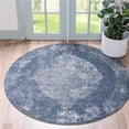 thumbnail image 1 of Unique Loom 3147348 5 x 5 ft. Woodburn Portland Round Rug, Blue, 1 of 1