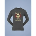 thumbnail image 5 of Old Glory Mens Viking Death Valhalla Long Sleeve Graphic T Shirt, 5 of 6
