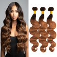 thumbnail image 1 of Hair Bundles Hiaplame Ombre Body Wave, 100% virgen brasileña, 1 of 9