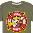 thumbnail image 3 of Disney - Firefighter Mickey - Fire Dept. Alarm - Toddler & Youth Short Sleeve Graphic T-Shirt, 3 of 5