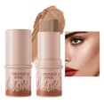 thumbnail image 1 of Matte Cream Stick Bronzer & Highlighter Duo, Waterproof Long-Lasting Contouring Makeup, Multi-Use Face Blush & Concealer, Blendable for All Skin Tones, Single Stick, 1 of 8