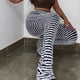 thumbnail image 2 of Pantalones ajustados sexys de rayas de punto para mujer, moda de verano europea y americana, pantalones casuales de cintura alta y cadera para chicas calientes, 2 of 6