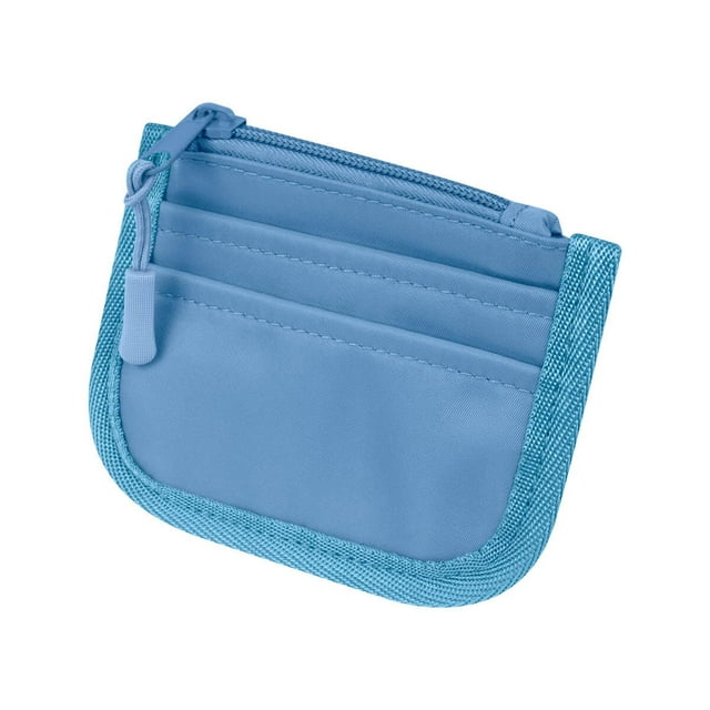 Monedero compacto-DÍRHAM azul 12.5 x 9.5