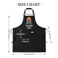 thumbnail image 5 of Vibrant Sunset Design - 2 Pack Adjustable Bib Apron with 2 Pockets for Cooking Chef Apron for Men & Women, 5 of 6