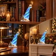 thumbnail image 2 of Christmas Shelf-Edge Lighted Scene Decor, Glowing Holiday Shelf Display for Christmas, Magical Waterfall String Light Christmas Tabletop & Bookshelf Decor for Cabinet & Fireplace (D), 2 of 6
