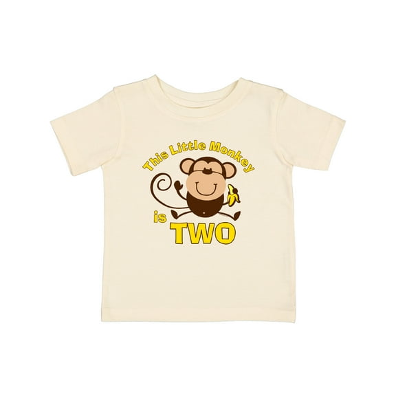 Inktastic Little Monkey 2nd Birthday Boy Boys Baby T-Shirt