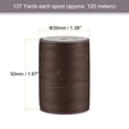 thumbnail image 2 of Unique Bargains Dark Brown Polyester Waxed Thread, 137 Yards, 2 of 5