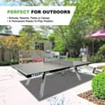 thumbnail image 2 of Kettler USA Table Tennis Table Net and Post Set Eden Tournament Grade Outdoor Table Tennis Table, 2 of 6