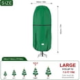 thumbnail image 2 of Upright Christmas Tree Storage Cover,Tear Resistant Adjustable 7.5 FT Christmas Tree Storage Bag, for Artificial Tree Standing with Ornaments,Fabrics Xmas Tree Cover Dustproof, 2 of 9