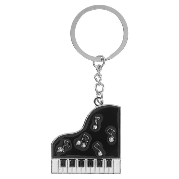 Masteelf Creative Music Piano Keychain Rhinestone Trendy Versatile Keychain For Keys And Backpack Accessories Piano Backpack Charm
