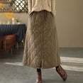 thumbnail image 2 of GJSYRH Women's Puffer Skirt Winter Warm High Waisted A-Line Quilted Down Skirts, 2 of 5