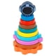 thumbnail image 1 of 1 juego de interesantes anillos apilables, encantadores juguetes de anillos apilables, anillos apilables de colores para niños pequeños, 1 of 8