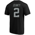 thumbnail image 3 of Men's Fanatics Ashton Jeanty Black Las Vegas Raiders Big & Tall Player Name & Number T-Shirt, 3 of 3