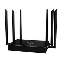 High-Speed WiFi 6 Router with 6 Antennas - Unlimited Global Internet Coverage, Easy Plug and Play Setup, 500 Mbps Connectivity
