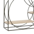 thumbnail image 5 of DecMode 32" x 7" 4-Tier Gray Wall Shelf, 5 of 14