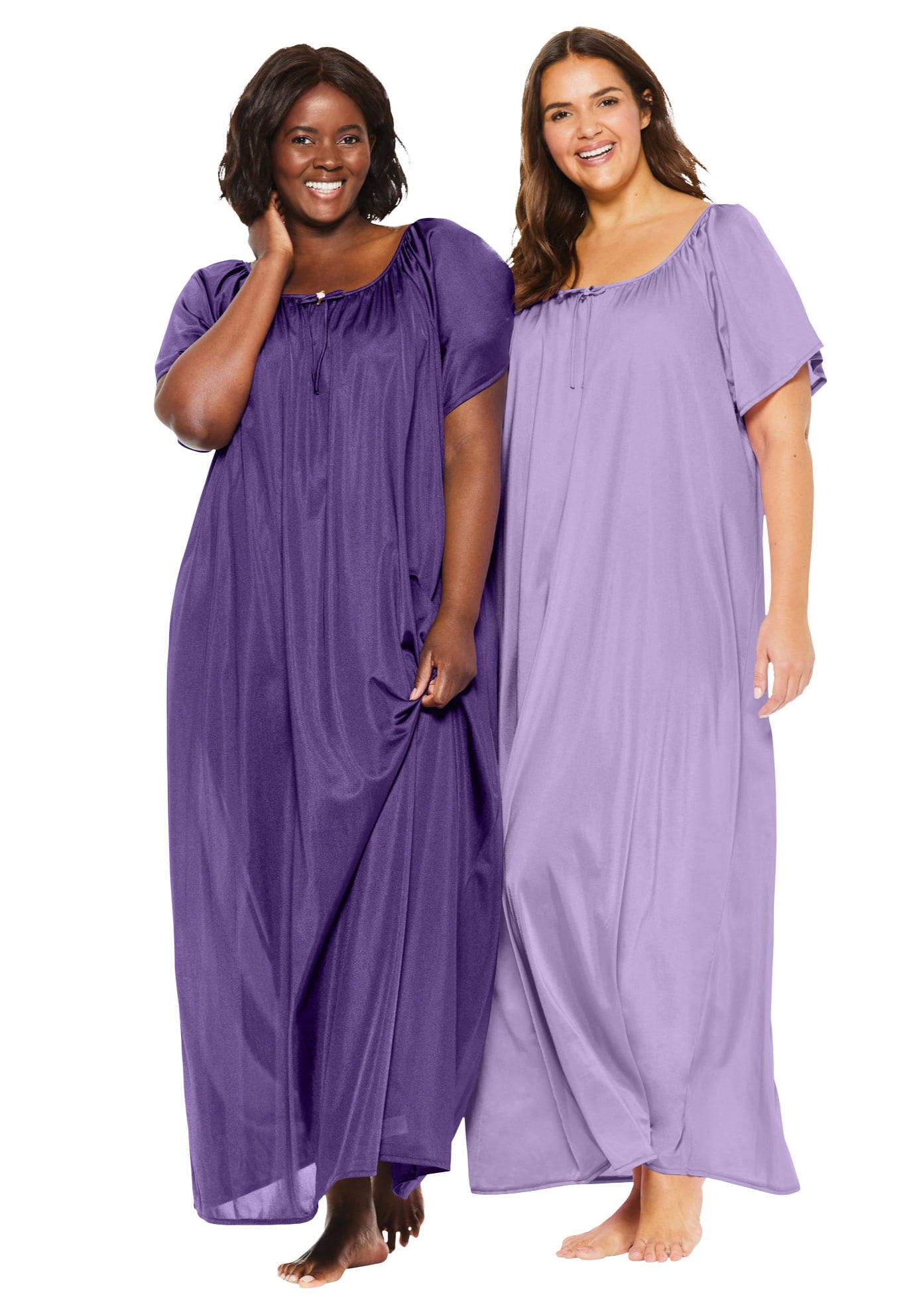 cotton gowns plus size