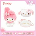thumbnail image 3 of Genuine Sanrio Doll Small Pendant Kulomi Hello Kitty 50th Anniversary Plush Toy Grasp Keychain Gift HUIFEIFEI, 3 of 7