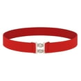 thumbnail image 1 of Bunblic Ceinture Élastique pour Femmes Ceinture de Robe Décontractée Durable Simple Décoration de Vêtements Ceinture Cintrée pour Rendez-Vous Cadeau d'Anniversaire Rue Rouge, 1 of 8
