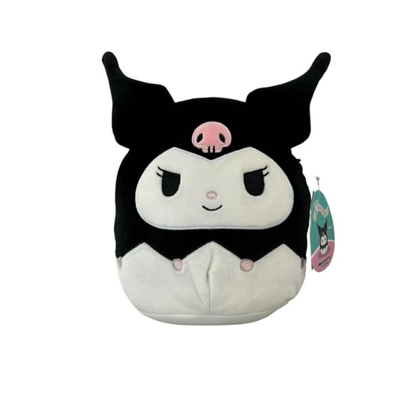 Squishmallows Official Sanrio Kuromi Plush Toy, 8 Inch - Cute, Cuddly, Travel-Sized, Collectible, Super Soft Stuffed Animal for Kawaii Adventures