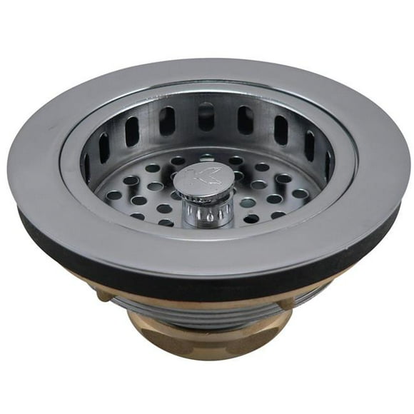Keeney K5445 Passoire en Laiton Coulé pour Évier - Chrome Poli
