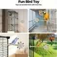 thumbnail image 3 of ShadeMart Rotating Wooden Bird Toy, Exercise Gym Stand Perch - Engaging Cage Toy for Conures, Parakeets, Budgies, and Cockatiels, 3 of 6