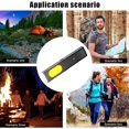 thumbnail image 3 of Queilt Lampe de Poche Portative, Haute Luminosité, Rechargeable - Ultra-Compacte Magnétique pour Camping, Randonnée, 3 of 4