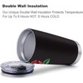 thumbnail image 4 of 20oz Skeleton Hand Holding Red Rose Stainless Steel Tumbler with Lid and Straw, Insulated Coffee Tumbler Cup Travel Mug for Mom Dad Gift Valentines Day Gifts, 4 of 6