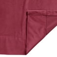 thumbnail image 6 of TWOPAGES Velvet Light Filtering Drape Pinch Pleated Curtain for Bedroom, 1 Panel, 52"x96", Red, 6 of 6