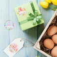 thumbnail image 5 of CaiYueKe 10 Pcs Easter Stickers Gift Tags Labels for Classroom Party Supplies Crafts Decorations Kids Children DIY Scrapbooking Happy Easter Bunny Eggs Themed, 5 of 7